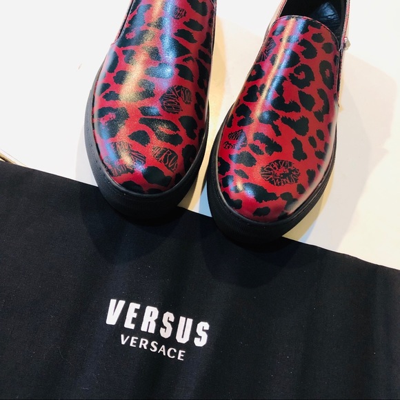 Versus Versace Platform NWT Versace Versus Red Platform Cheetah
